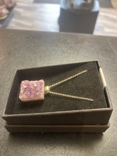 Load image into Gallery viewer, Diamond Willow Amethyst sterling Silver Necklace