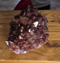 Load image into Gallery viewer, Natural hematite capped amethyst cluster from Thunder Bay, Canada, premium display piece