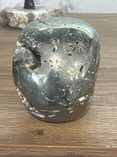 Load image into Gallery viewer, Hand-Carved Pyrite Skull from Peru
