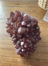Load image into Gallery viewer, Thunder Bay hematite capped amethyst cluster 16cm, premium specimen from Diamond Willow family mine