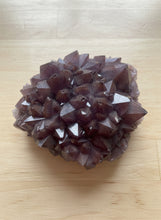 Load image into Gallery viewer, Canadian hematite cap amethyst cluster 11cm ethically mined Diamond Willow Mine Thunder Bay Ontario