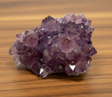Load image into Gallery viewer, Purple Thunder Bay amethyst with hematite inclusions - 6.5cm natural Canadian crystal specimen