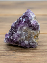 Load image into Gallery viewer, Side view of 6cm Thunder Bay Amethyst display specimen showing natural formation