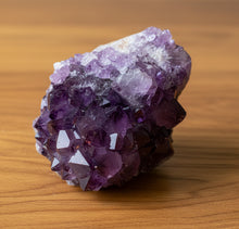 Load image into Gallery viewer, Purple Thunder Bay amethyst specimen 6cm with hematite inclusions - classic Canadian crystal from Diamond Willow Mine