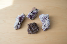 Load image into Gallery viewer, Thunder Bay amethyst collection with chunky specimens featuring diverse crystal structures and hematite accents