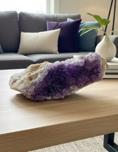 Load image into Gallery viewer, Canadian amethyst specimen showing natural purple crystal formation from family Thunder Bay mine