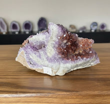 Load image into Gallery viewer, Purple Thunder Bay amethyst crystal with rare barite inclusions from Diamond Willow family mine