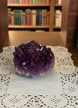 Load image into Gallery viewer, Stunning Canadian amethyst cluster with hematite elegant gemstone Diamond Willow Thunder Bay