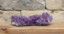 Load image into Gallery viewer, Purple Thunder Bay Amethyst crystal with Hematite inclusions and see-through bridge section