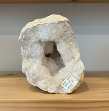 Load image into Gallery viewer, Authentic Moroccan geode crystal specimen 17cm by 16cm showing natural crystal formations from Diamond Willow Mine