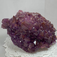 Load image into Gallery viewer, Large Canadian amethyst cluster with purple and red crystals from Diamond Willow Mine, Thunder Bay