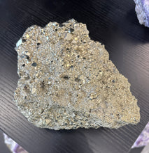 Load image into Gallery viewer, Natural Pyrite Specimen from Peru – Large Metallic Mineral Display