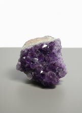 Load image into Gallery viewer, Canadian purple amethyst display specimen 12cm rich hue family dug Diamond Willow Thunder Bay