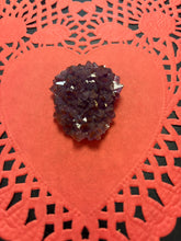 Load image into Gallery viewer, Natural purple amethyst crystal featuring unique hematite inclusion patterns