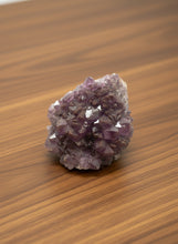 Load image into Gallery viewer, Canadian purple and hematite amethyst display specimen 8cm family mined Diamond Willow Thunder Bay