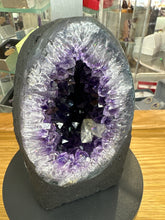 Load image into Gallery viewer, Deep Purple Uruguayan Amethyst Cathedral Geode