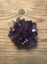 Load image into Gallery viewer, Canadian purple amethyst cluster meditation relaxation visually appealing Diamond Willow Thunder Bay Ontario