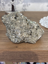 Load image into Gallery viewer, Natural Pyrite Specimen from Peru – Metallic Crystal Cluster