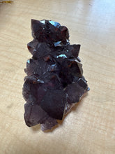 Load image into Gallery viewer, Thunder Bay Amethyst Cluster — Smoky Purple with Phantoms & Hematite Inclusions