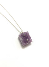 Load image into Gallery viewer, Diamond Willow Amethyst sterling Silver Necklace
