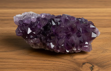 Load image into Gallery viewer, Close-up of Canadian amethyst A-205 showing natural purple crystal formations and impeccable structure