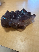 Load image into Gallery viewer, Thunder Bay Amethyst Cluster with Smoky Hue, Hematite Inclusions &amp; Phantom Crystals — Rare Collector Specimen
