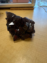 Load image into Gallery viewer, Thunder Bay Amethyst Cluster — Smoky Purple with Phantoms &amp; Hematite Inclusions
