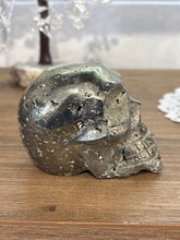 Load image into Gallery viewer, Hand-Carved Pyrite Skull from Peru
