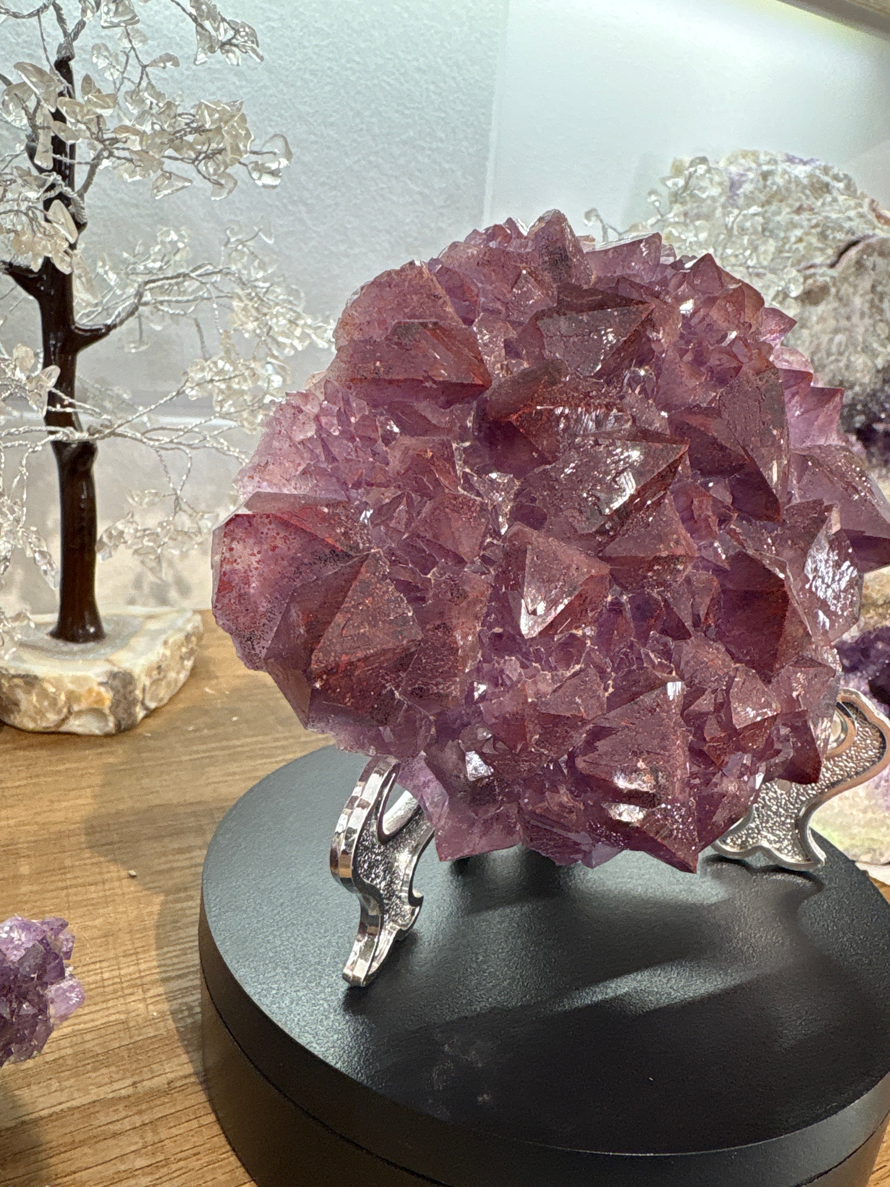 Thunder Bay Amethyst Cluster with Hematite Inclusions | Natural Crystal ...
