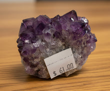 Load image into Gallery viewer, Purple amethyst from Thunder Bay with striking hematite inclusions hand-mined by Diamond Willow family

