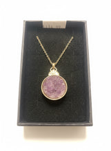 Load image into Gallery viewer, Diamond Willow Amethyst sterling silver necklace
