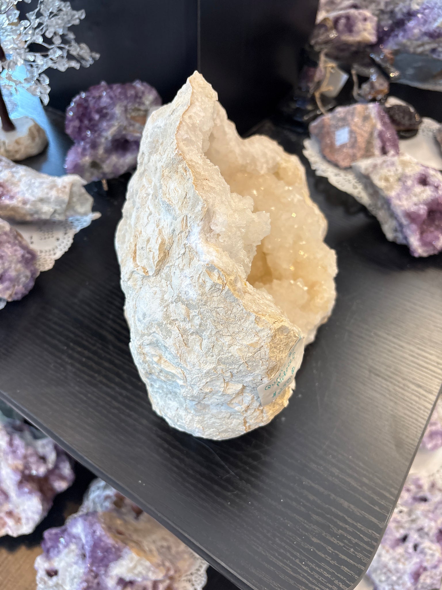 Diamond Vs Geode Premium Moroccan Geode Crystal Specimen - Diamond Willow Mine – Diamond ...