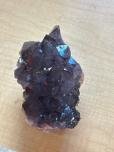 Load image into Gallery viewer, Thunder Bay Amethyst Cluster with Smoky Hue, Hematite Inclusions &amp; Phantom Crystals — Rare Collector Specimen
