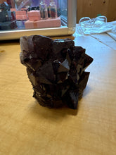 Load image into Gallery viewer, Thunder Bay Amethyst Cluster — Smoky Purple with Phantoms &amp; Hematite Inclusions
