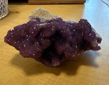 Load image into Gallery viewer, Thunder Bay Amethyst Druzy Cluster with quartz Matrix —  Purple Collector Specimen
