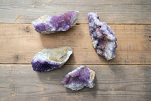 Load image into Gallery viewer, Thunder Bay Amethyst Bulk Lot – 8 Premium Specimens with Hematite &amp; Double-Sided Crystal
