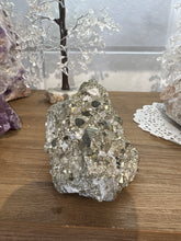 Load image into Gallery viewer, Natural Pyrite Specimen from Peru – Metallic Crystal Cluster
