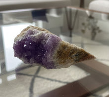 Load image into Gallery viewer, Thunder Bay amethyst display piece with unique crystal structure, hand-mined at Diamond Willow

