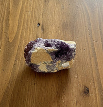 Load image into Gallery viewer, Thunder Bay amethyst specimen with purple crystals and hematite, perfect for home décor display

