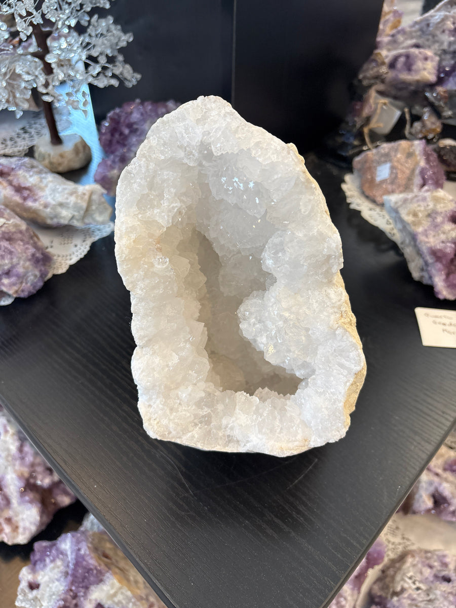 Premium Moroccan Geode Crystal Specimen - Diamond Willow Mine – Diamond ...