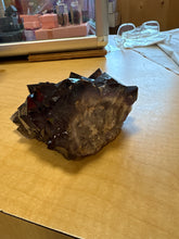 Load image into Gallery viewer, Thunder Bay Amethyst Cluster — Smoky Purple with Phantoms &amp; Hematite Inclusions

