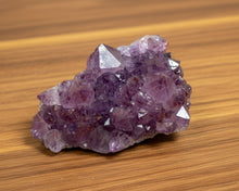 Load image into Gallery viewer, Thunder Bay amethyst crystal showing natural hematite inclusions - side view

