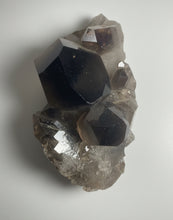 Load image into Gallery viewer, Smokey quartz cluster from Brazil 16cm grounding detoxifying crystal for meditation and healing
