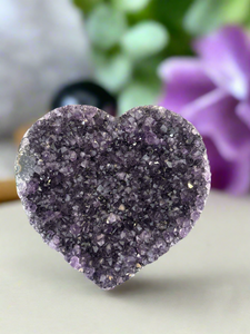 Amethyst heart