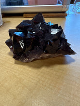 Load image into Gallery viewer, Thunder Bay Amethyst Cluster — Smoky Purple with Phantoms &amp; Hematite Inclusions
