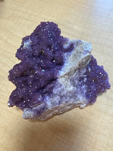 Load image into Gallery viewer, Thunder Bay Amethyst Druzy Cluster with quartz Matrix —  Purple Collector Specimen
