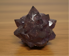 Load image into Gallery viewer, Thunder Bay Amethyst Crystal Cluster - Hematite Coated Specimen
