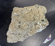Load image into Gallery viewer, Natural Pyrite Specimen from Peru – Large Metallic Mineral Display
