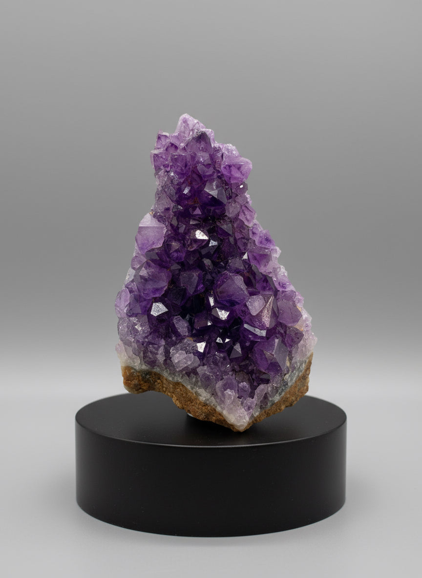 Purple Amethyst display Specimen-Natural Canadian Crystal