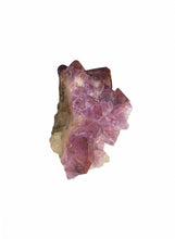 Load image into Gallery viewer, Hemetite inclusion &amp; Purple hue Amethyst cluster - Natural Canadian Crystal specimen
